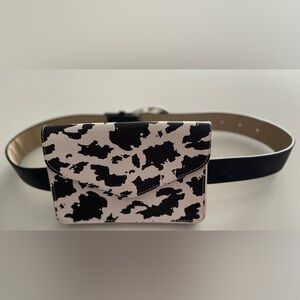 Cowhide Print Women’s Belt Bag